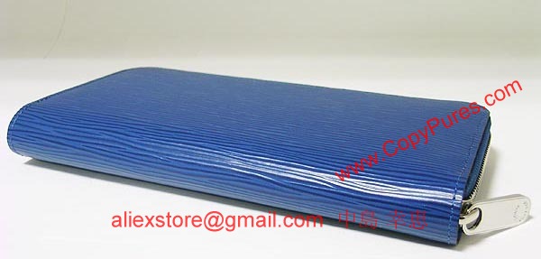 ルイヴィトンエピ ジッピーウォレット財布 サフィールM60435